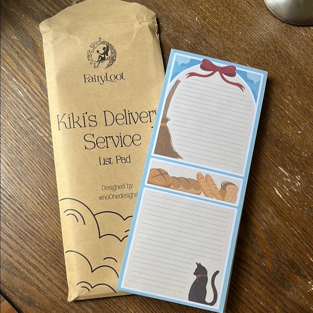 FairyLoot Kiki's Delivery Service List Pad